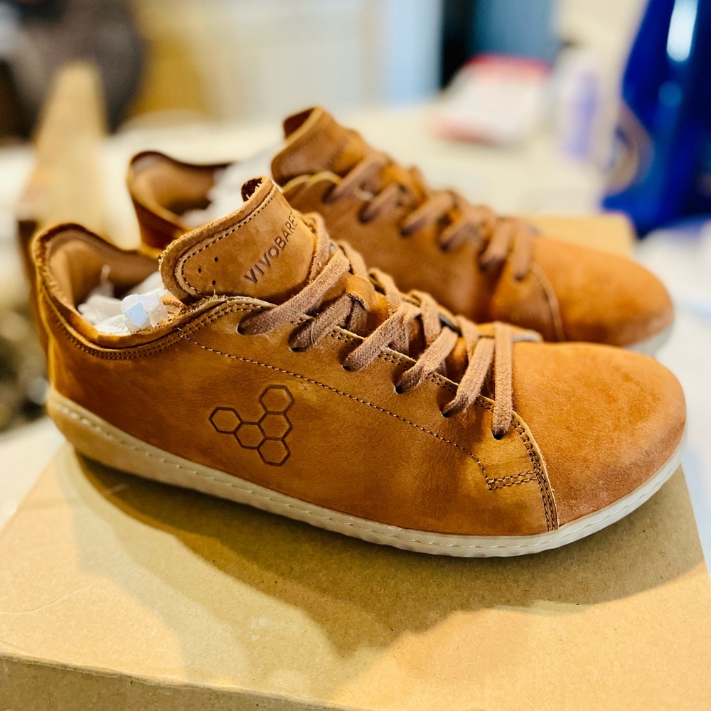 Vivobarefoot Geo Court III Wild Hide Leather Women's Sneakers